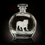 Bulldog Round Decanter