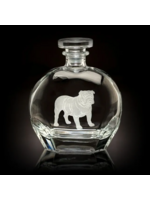Julie Wear Designs Bulldog Round Decanter