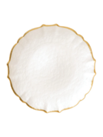 Baroque Glass Service Plate/Charger