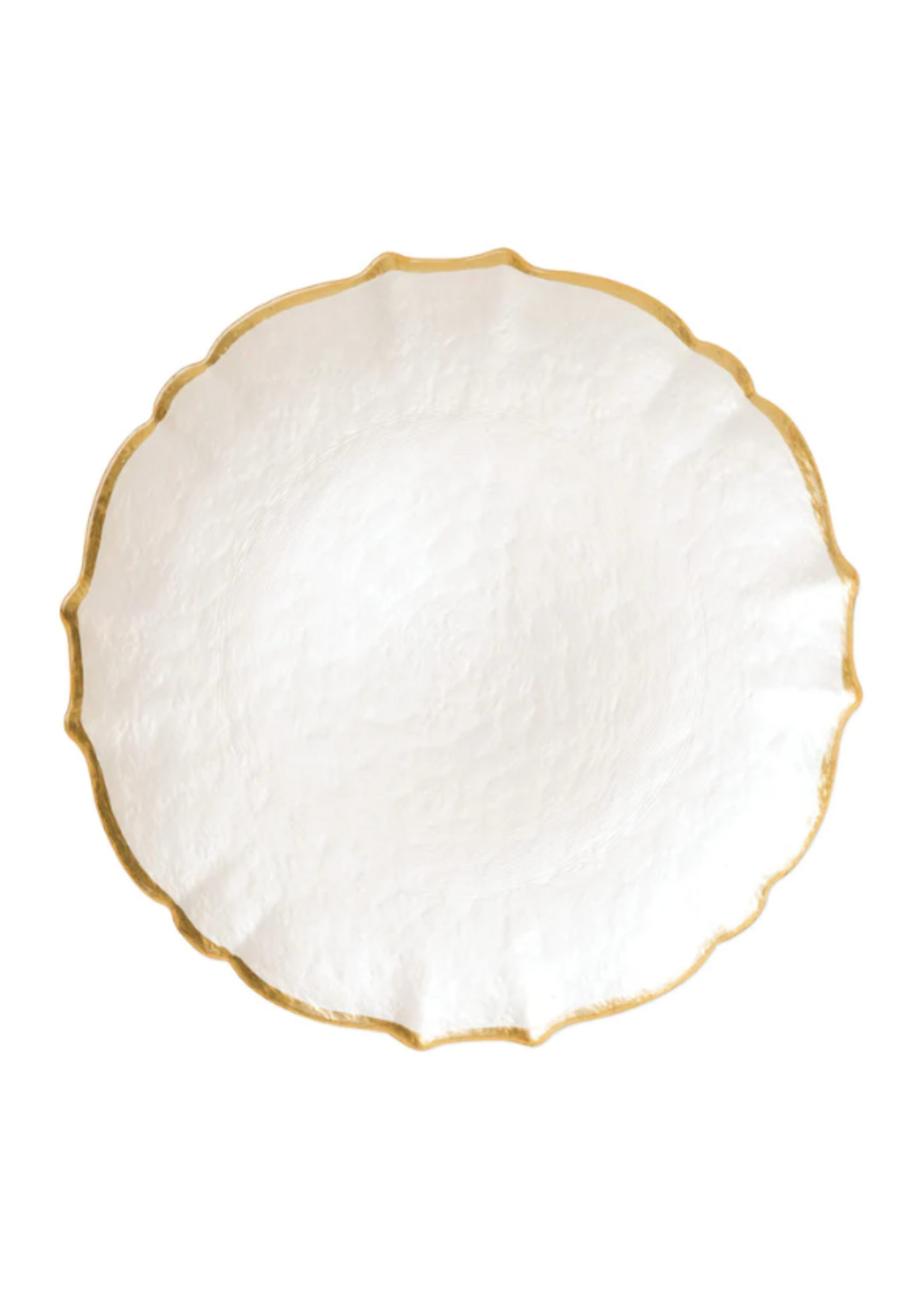 Baroque Glass Service Plate/Charger