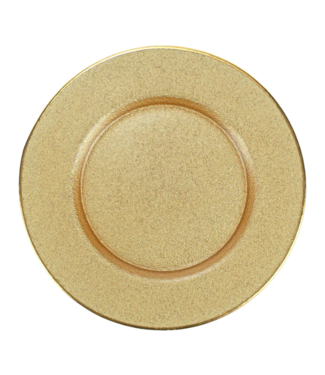 Vietri Metallic Gold Platter