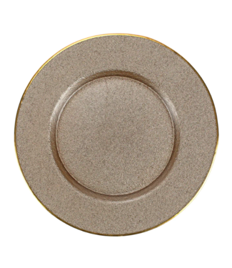 Vietri Metallic Fawn Platter