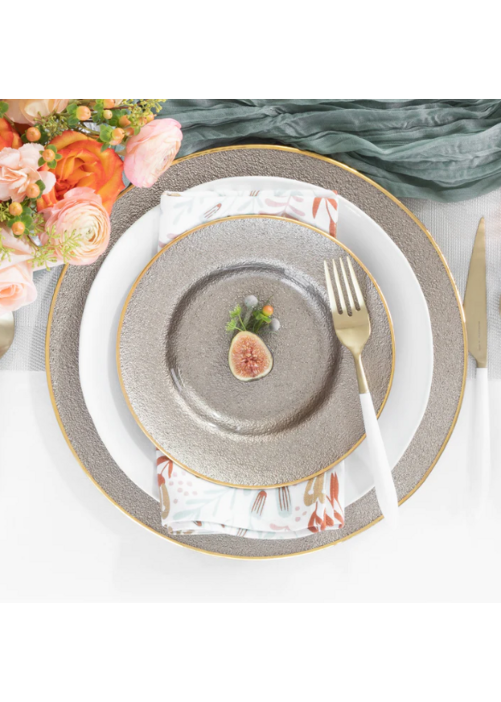 Metallic Fawn Platter