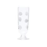 Drop White Champagne Glass