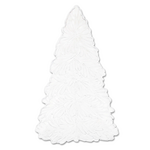 White Figural Tree Platter