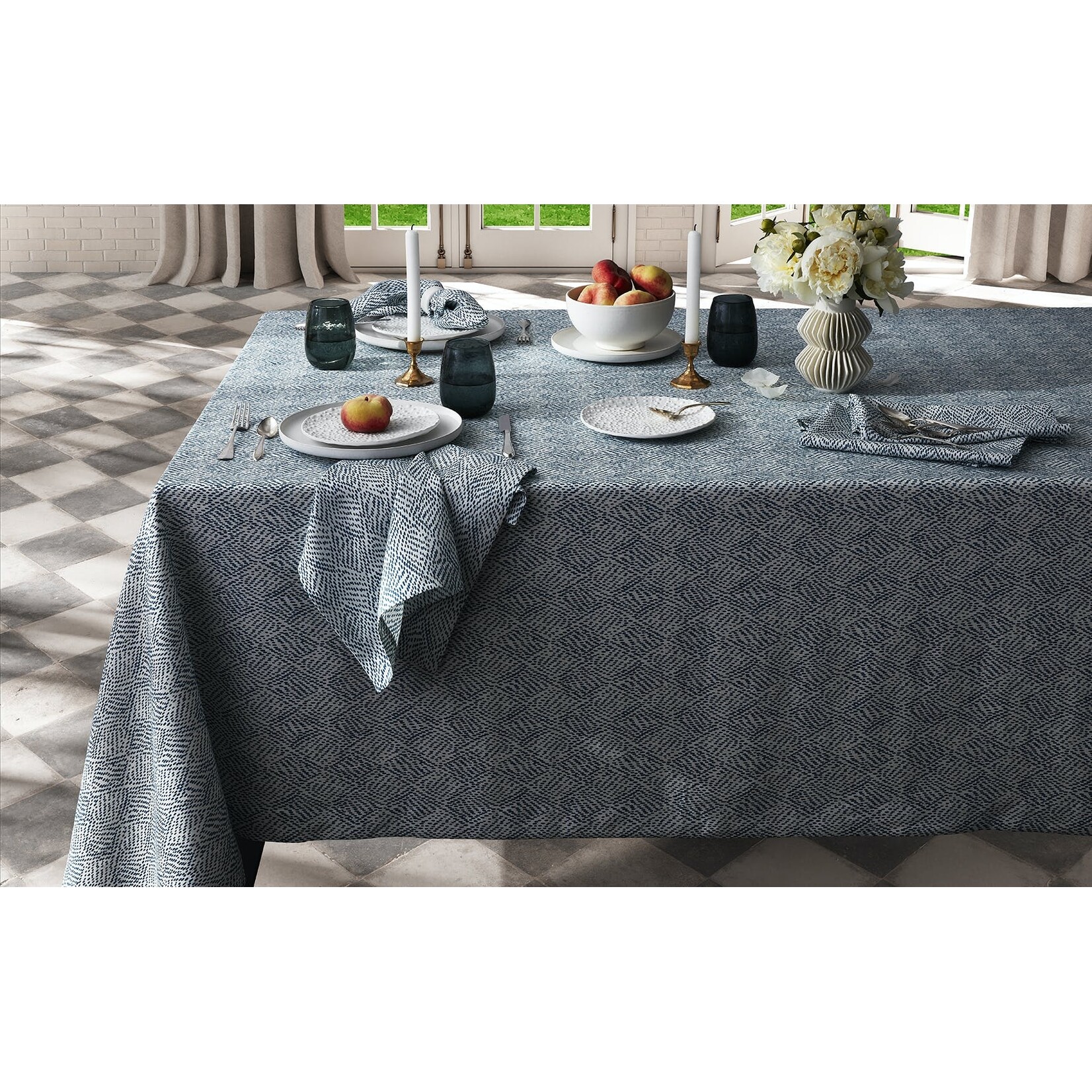 Matouk Matouk  Duma Diamond Tablecloth/Runner