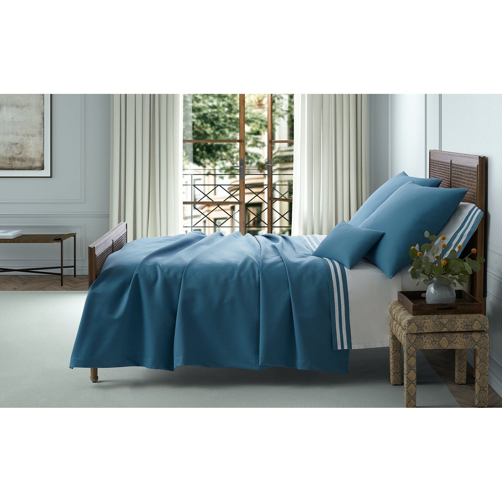 Matouk Matouk  Giorgio  Coverlet Bone King