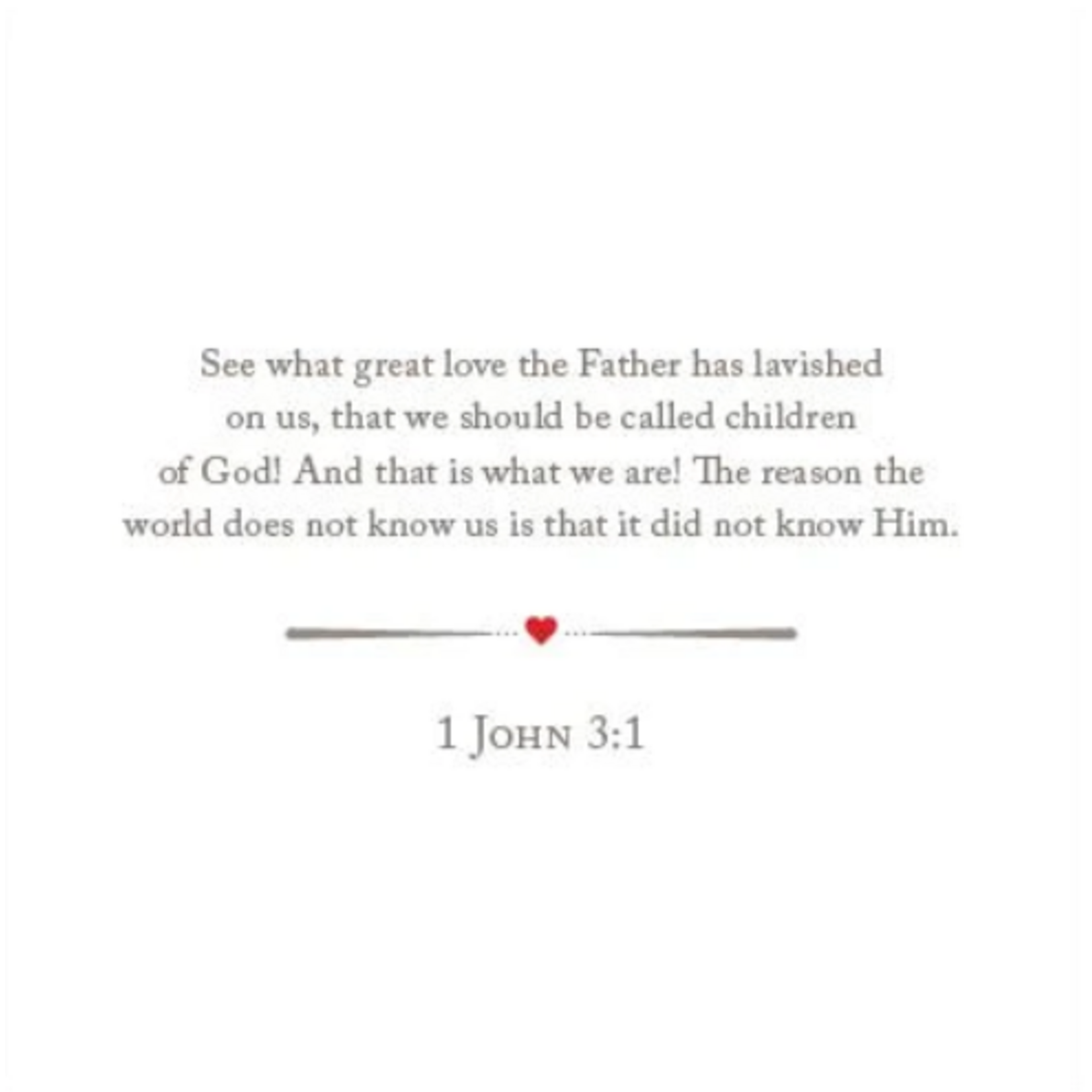 Anne Neilson Scripture Cards "Love" w/ Acrylic Frame