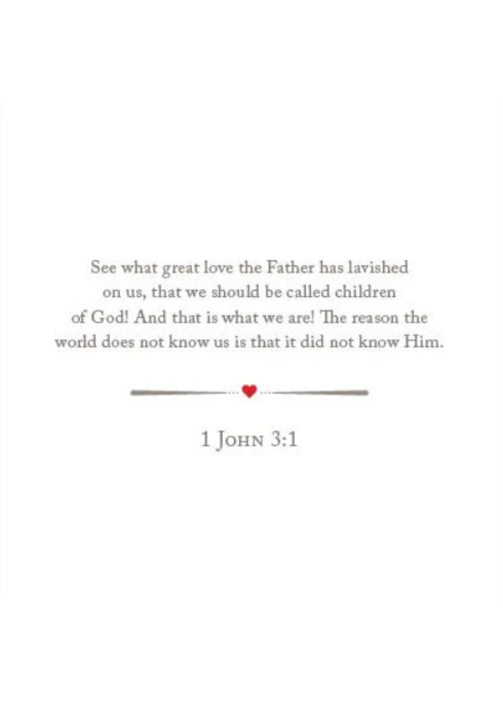 Anne Neilson Scripture Cards "Love" w/ Acrylic Frame