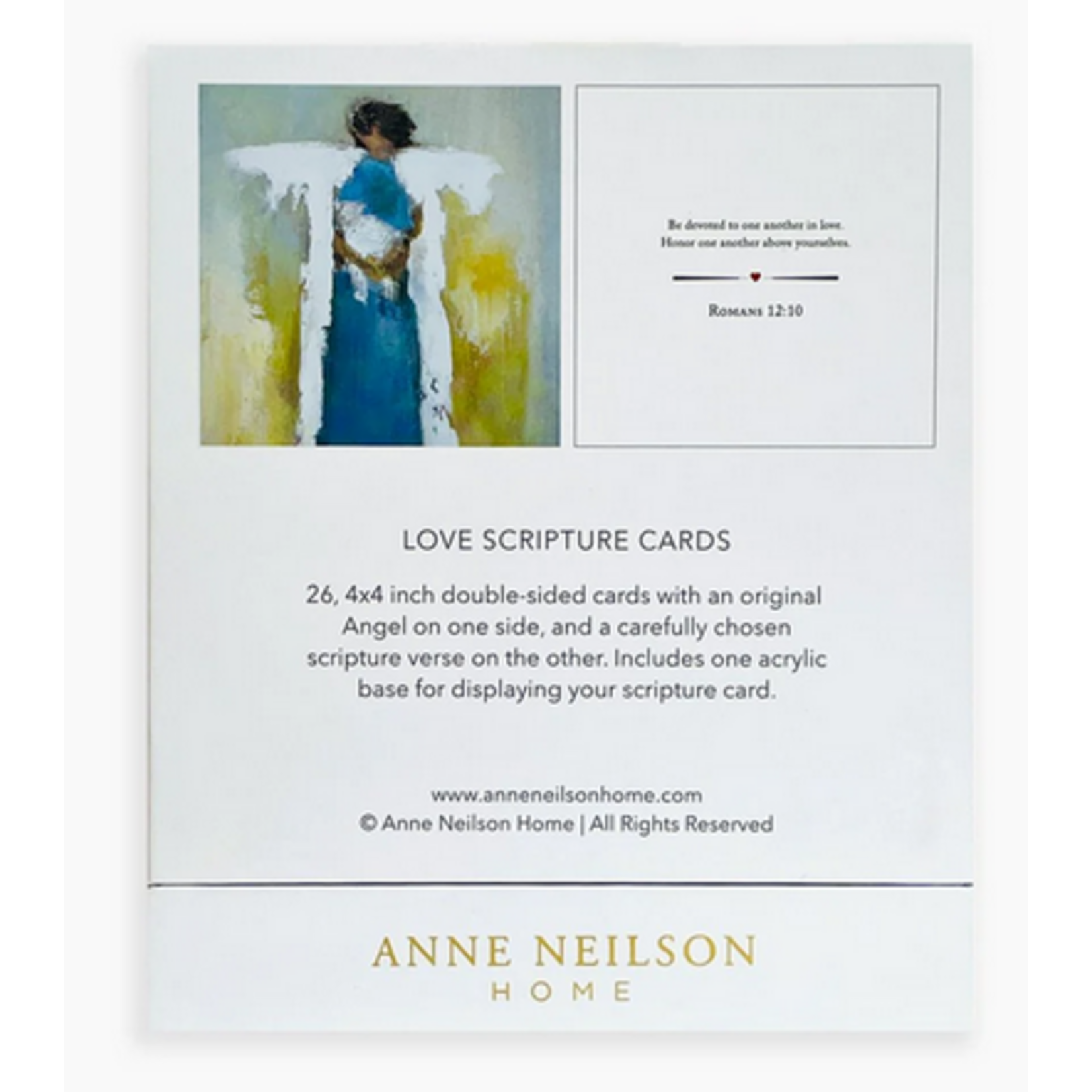 Anne Neilson Scripture Cards "Love" w/ Acrylic Frame