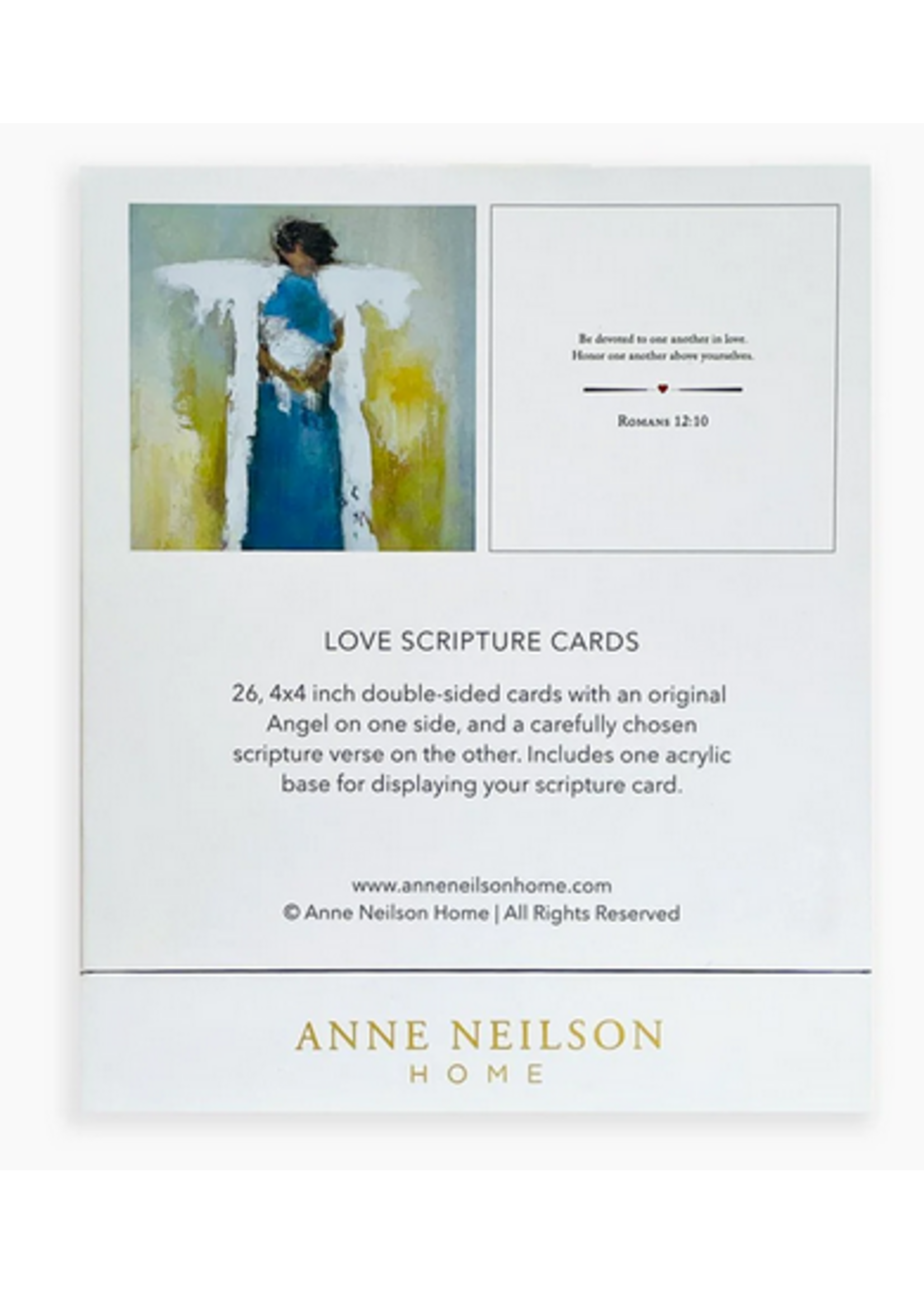 Anne Neilson Scripture Cards "Love" w/ Acrylic Frame
