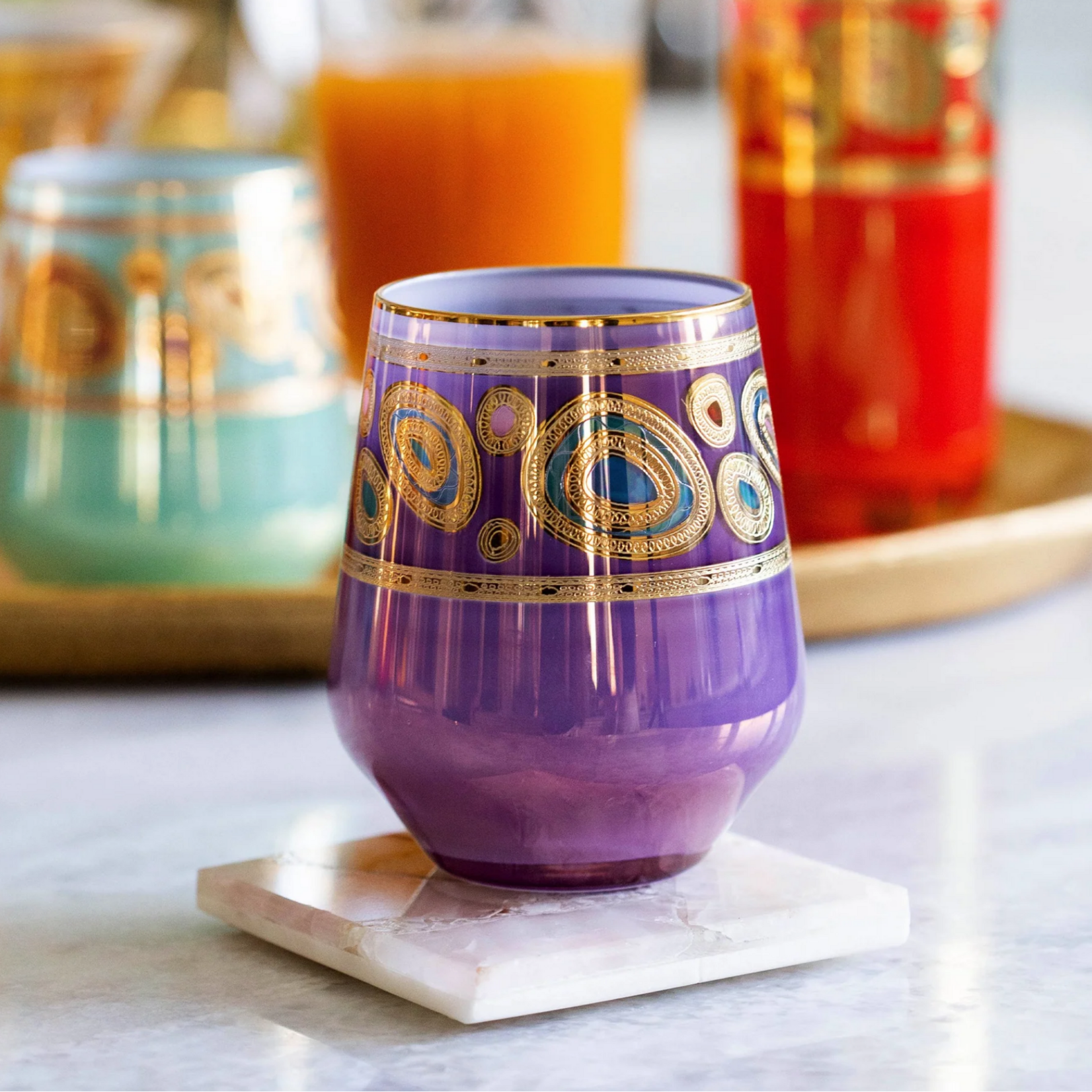 Vietri Regalia Stemless wine