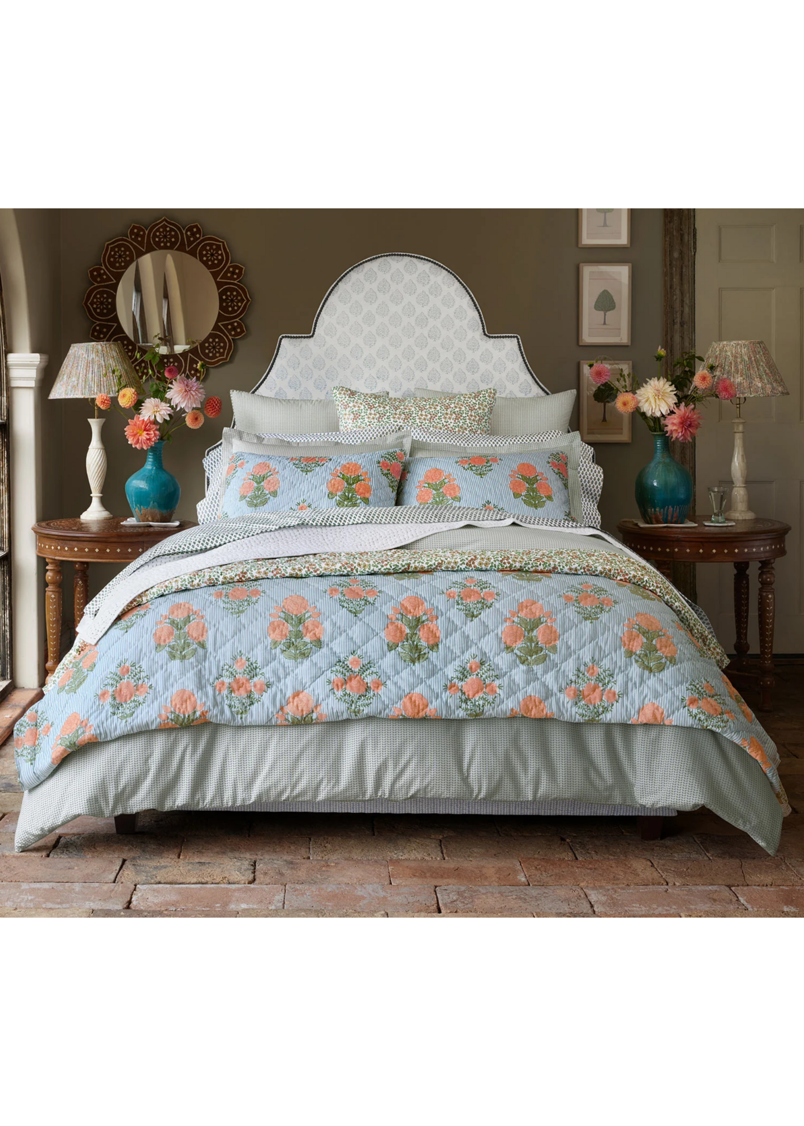 John Robshaw Cinde Sage Duvet