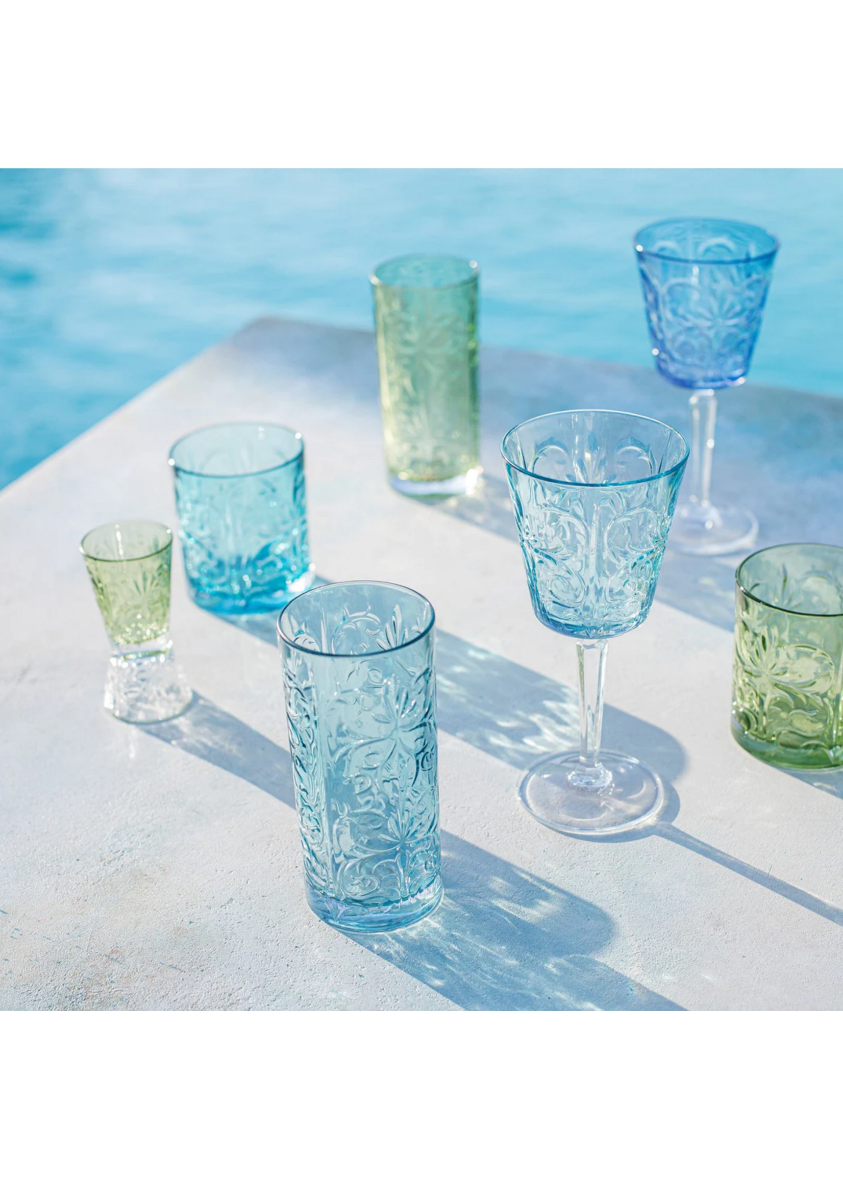 Barocco Mint Green Liquor Glass
