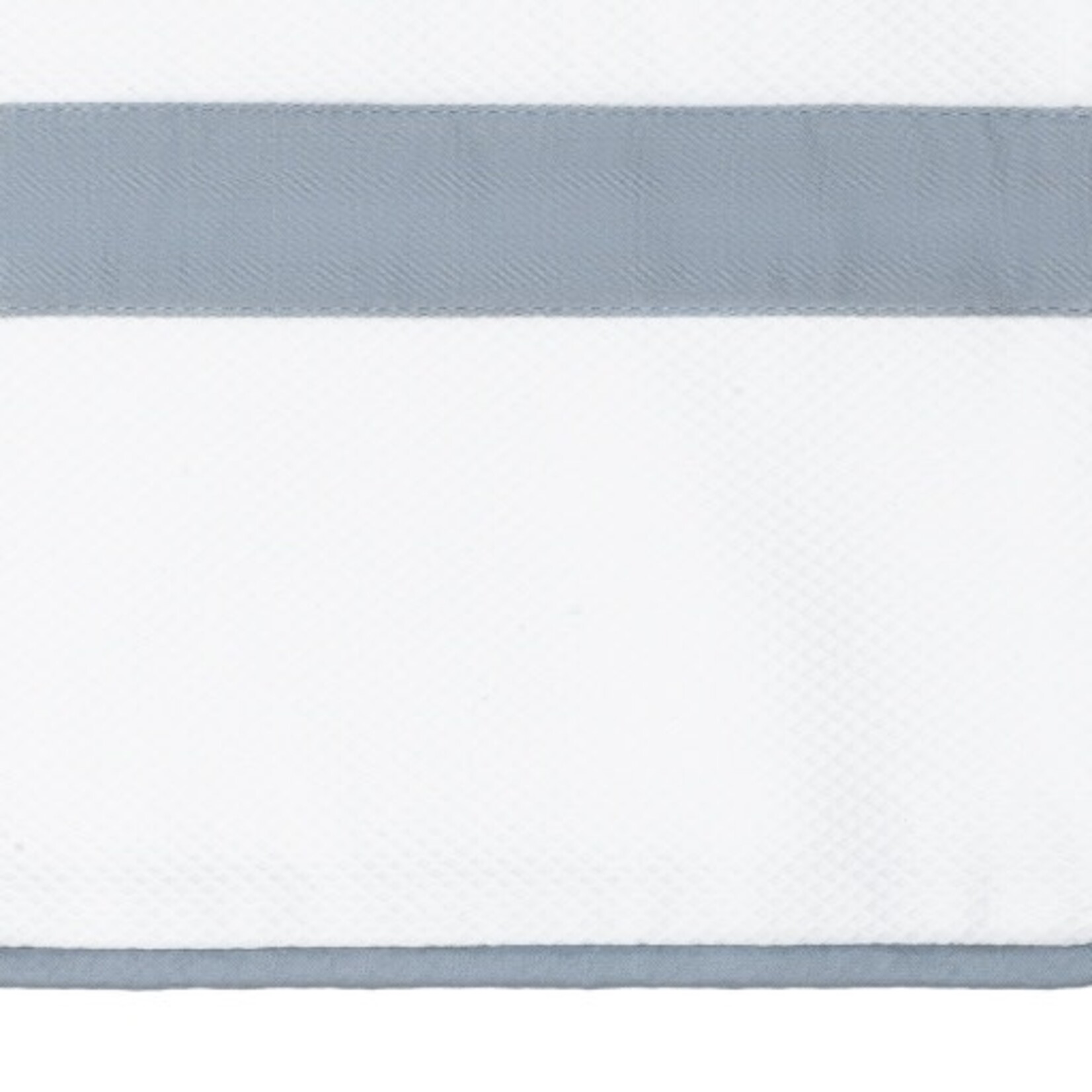 Matouk Matouk Louise Pique Euro Sham Hazy Blue