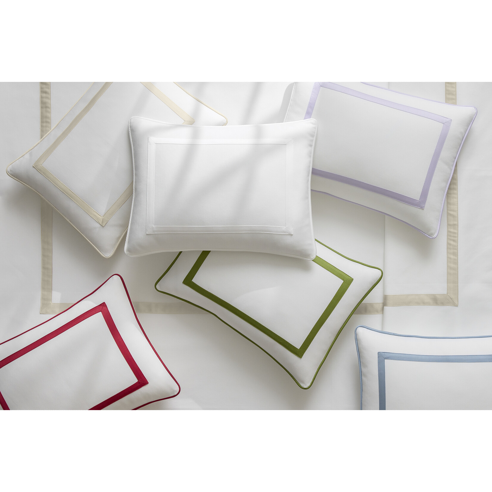 Matouk Matouk Louise Pique Coverlet Full/Queen Hazy Blue