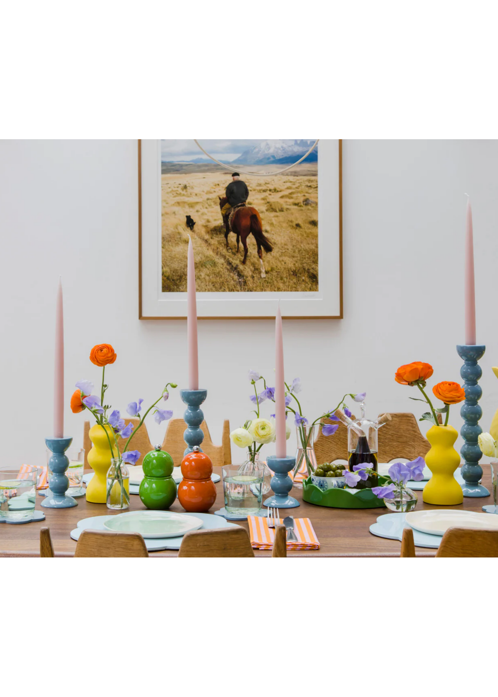 Bobbin Candle Stick 33cm