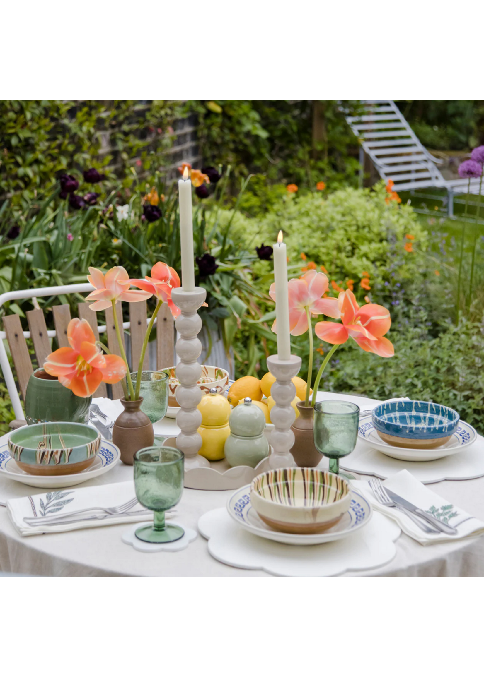 Bobbin Candle Stick 33cm