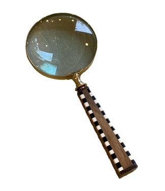 A Sanoma  Inc Wood Magnifier