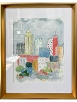 Gold Framed Cityscape I