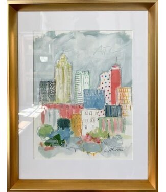 Christy Holmes Christy Holmes "Gold Framed Cityscape I"