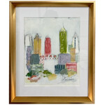 Gold Framed Cityscape II