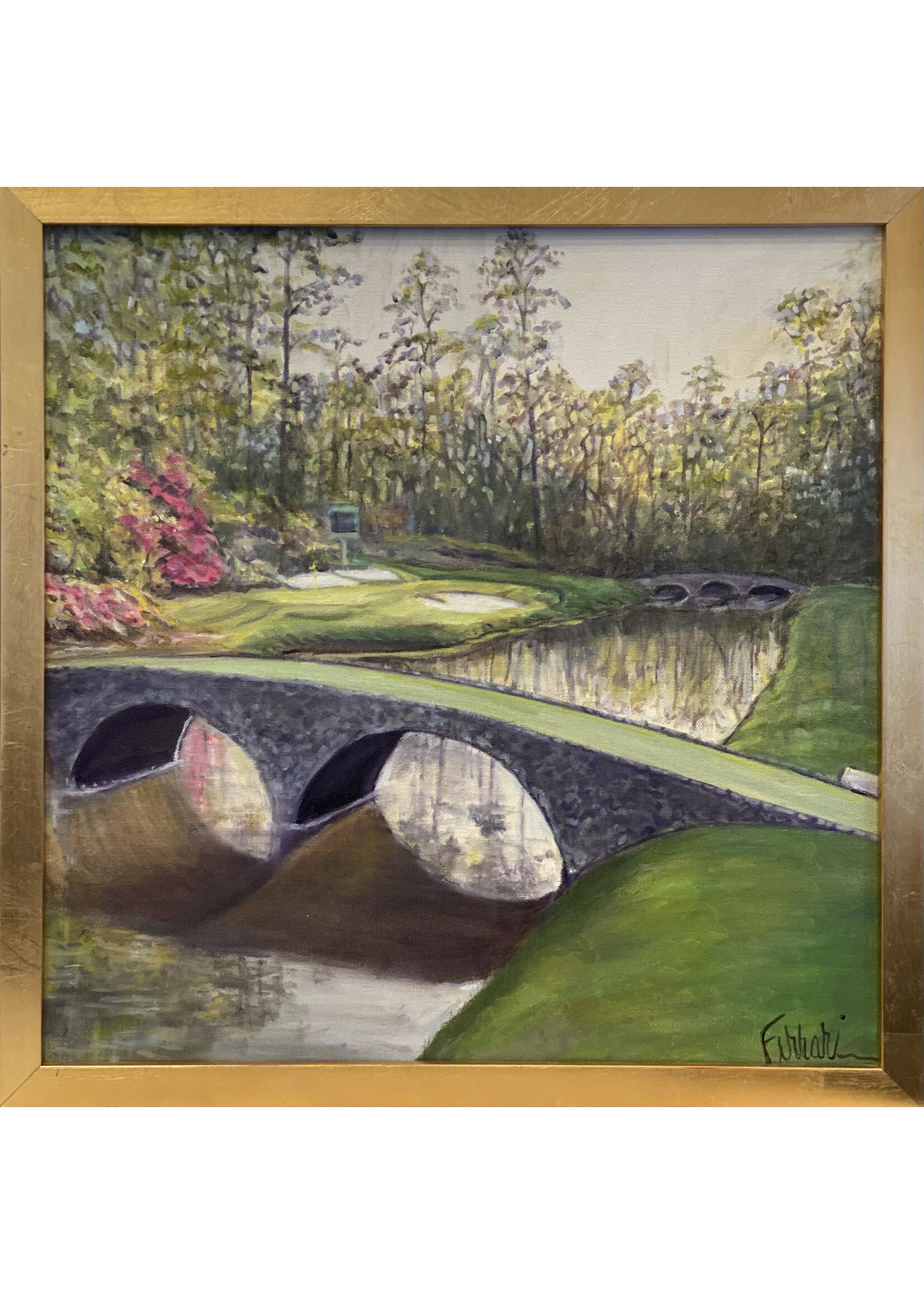 Carolyn Ferrari Amen Corner at Augusta