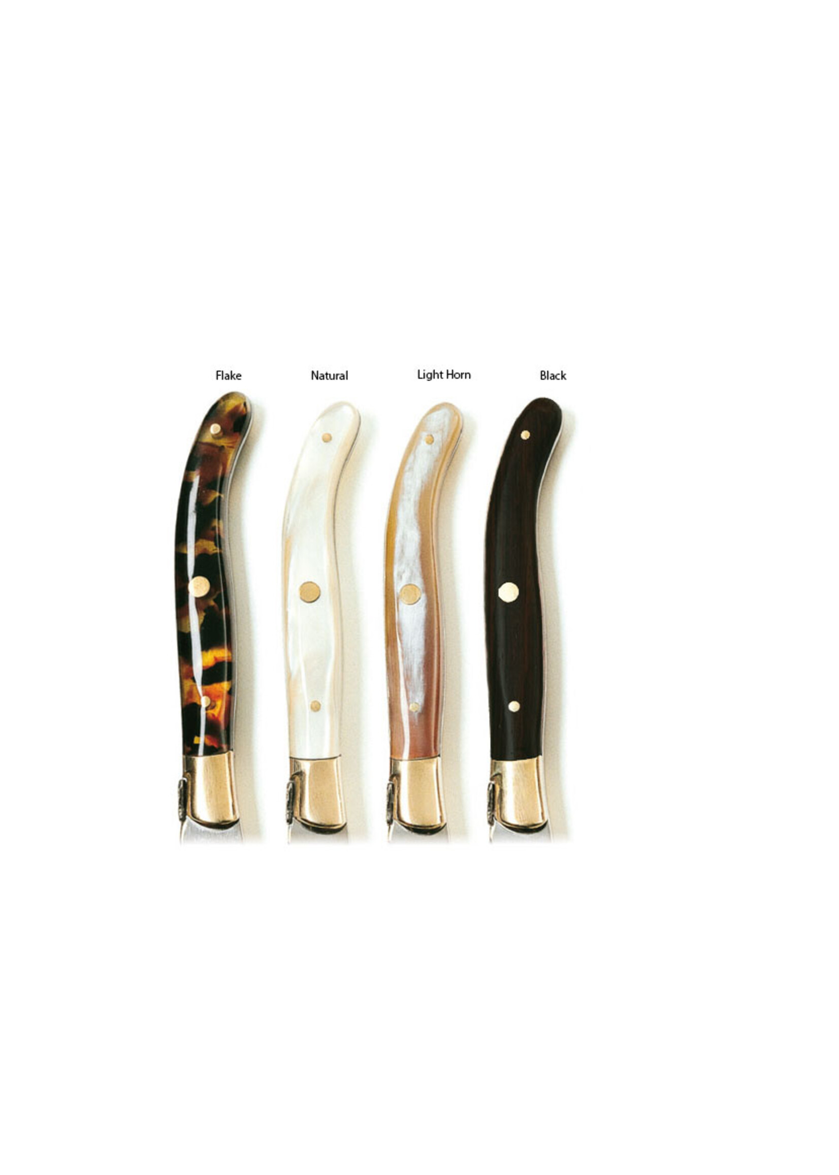 Laguiole Cheese Knife and Spreader Set - Flake Handle