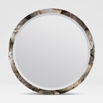 Silver Mother of Pearl Mirror