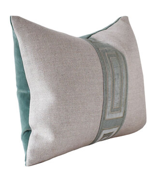 Ryan Studio Giorgio Linen Ingot Tape Rain Pillow