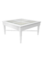 Worlds Away Bamboo and Cane Coffee Table