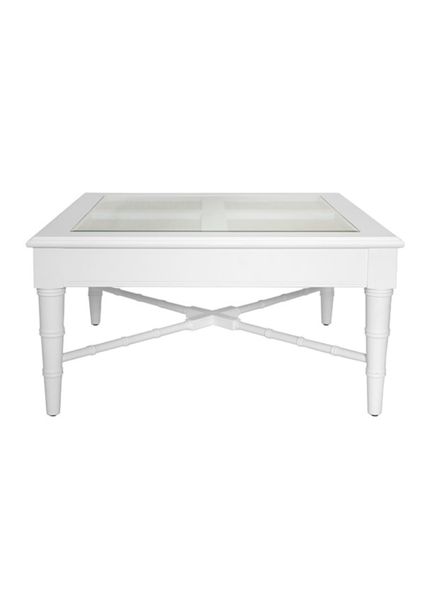 Bamboo and Cane Coffee Table