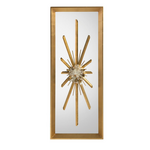 Golden Crystal Burst Mirror