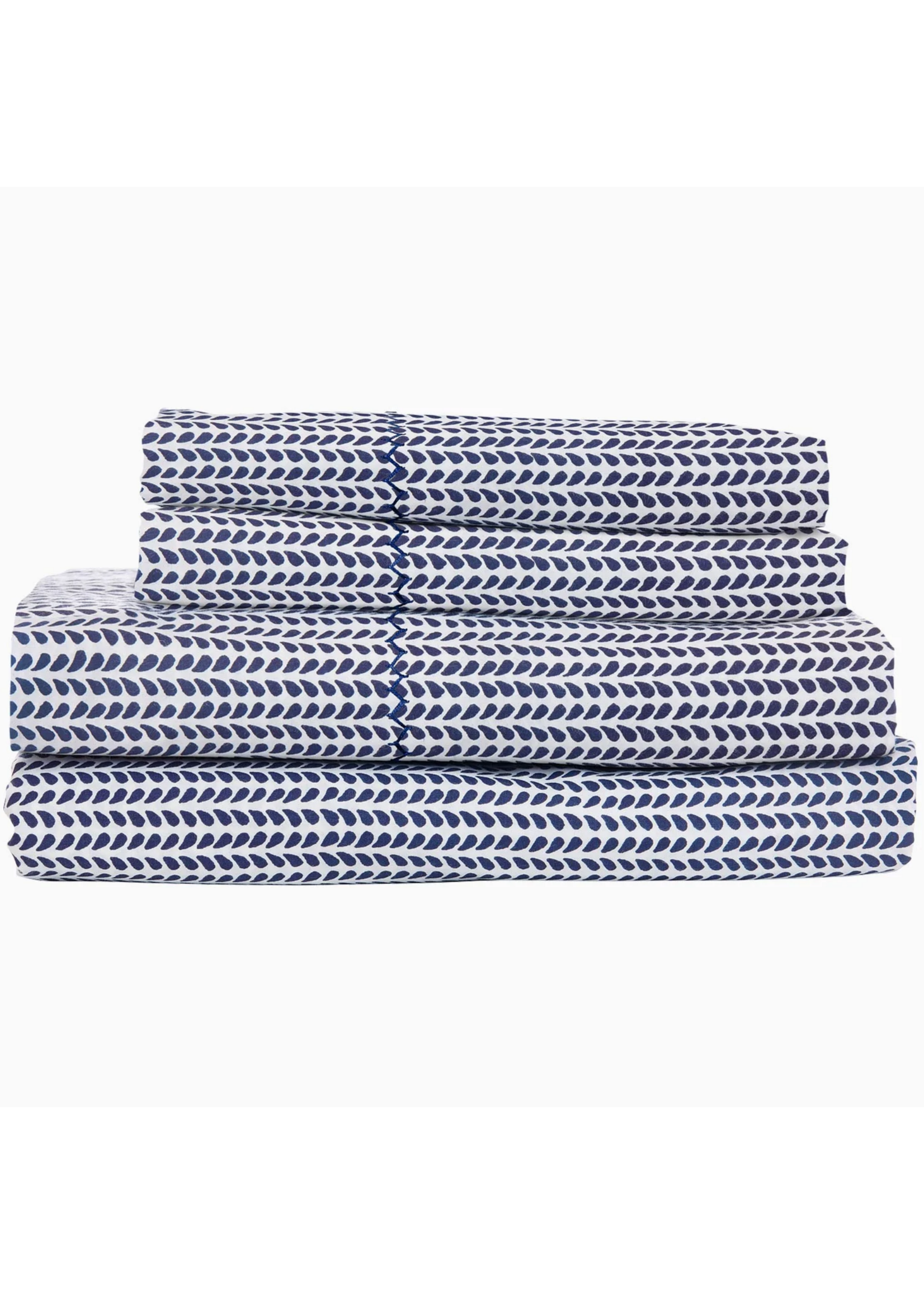 John Robshaw Cinde Indigo Sheet Set