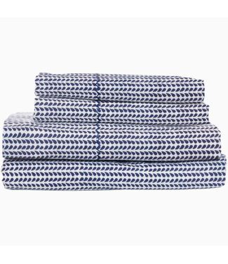 John Robshaw Cinde Indigo Sheet Set