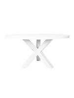 Worlds Away Lacquer Round Dining Table