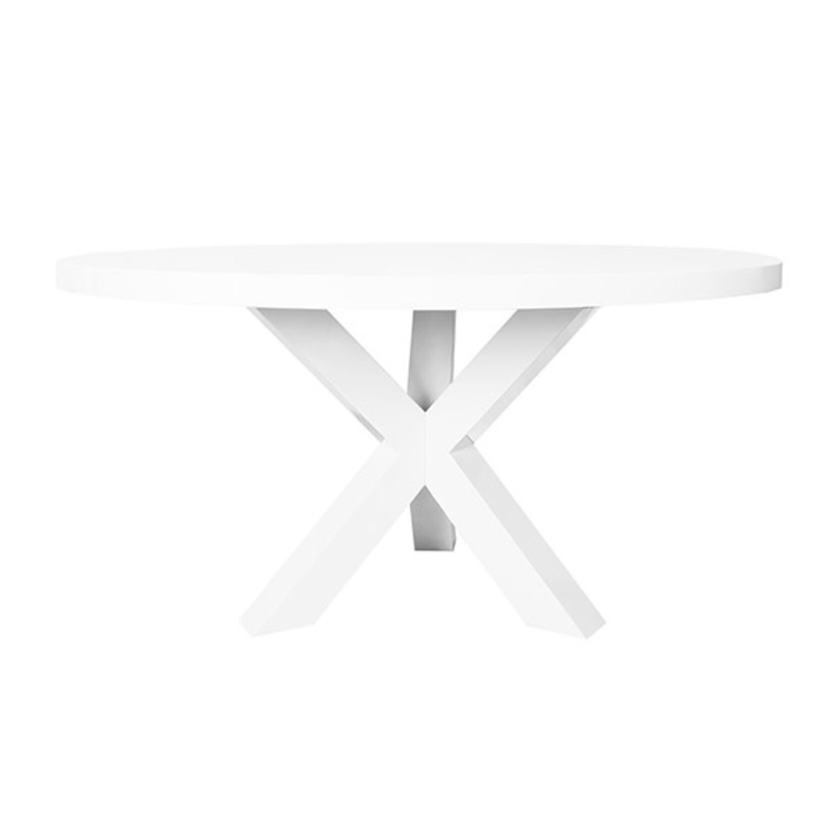 Worlds Away Lacquer Round Dining Table