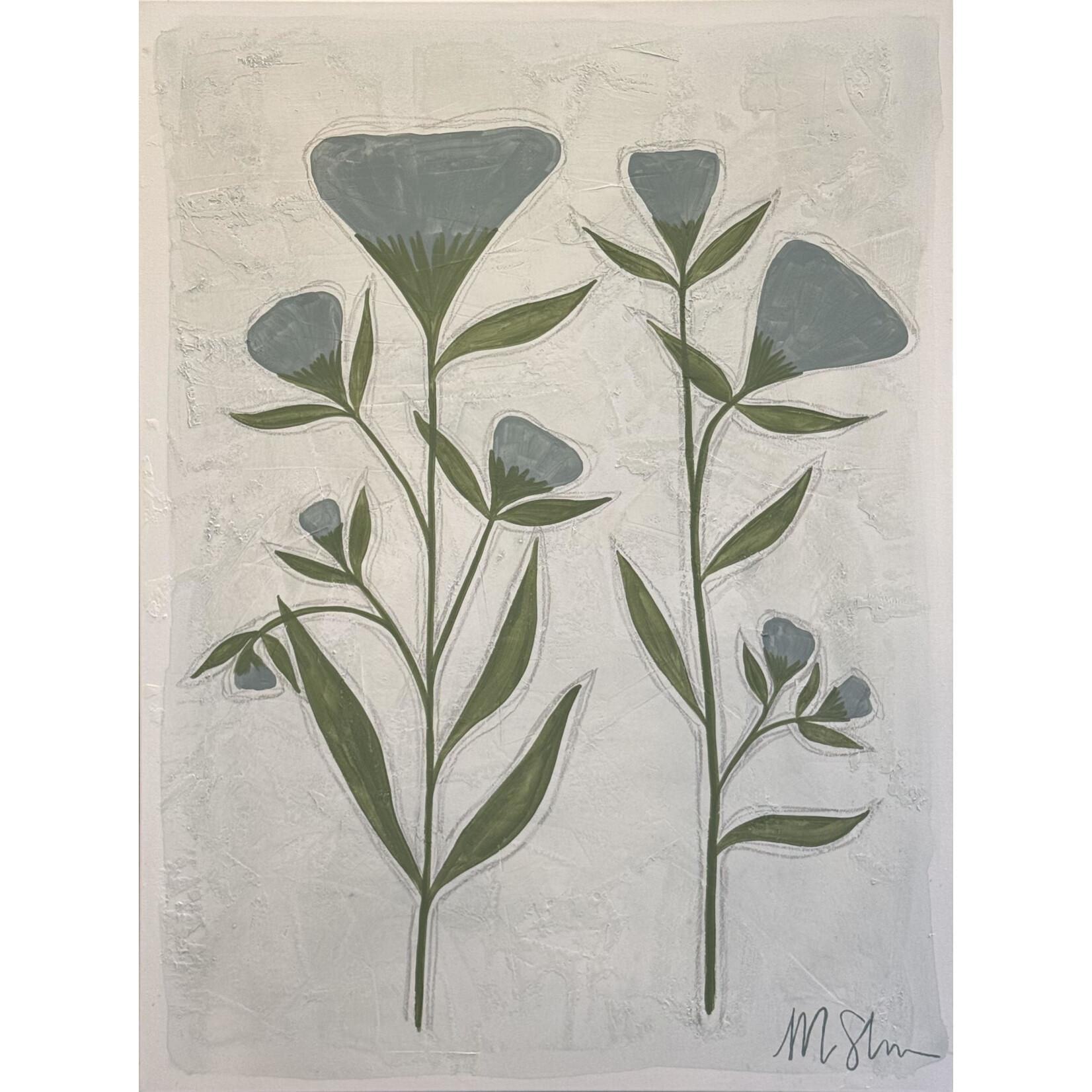 No. 03 Green & Blue Botanical