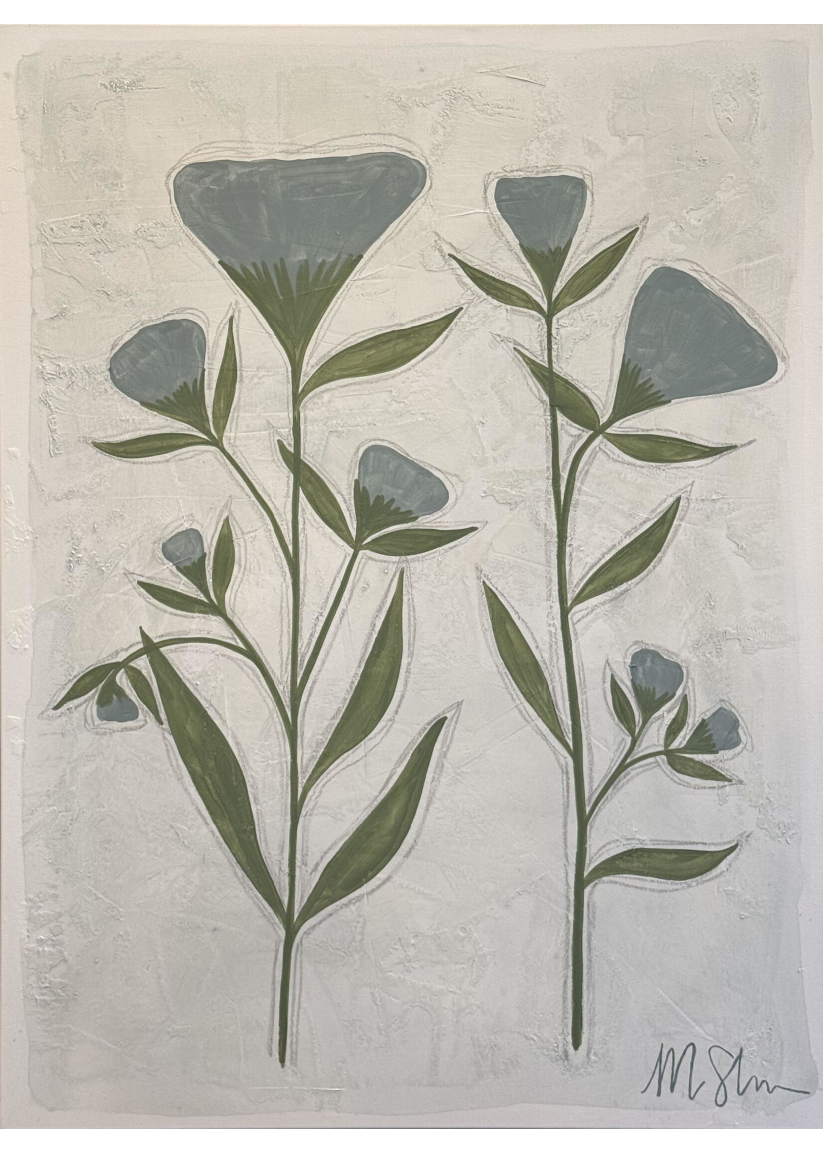 No. 03 Green & Blue Botanical