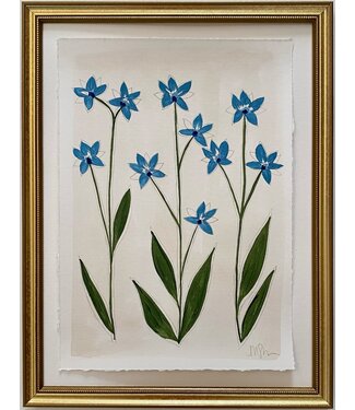 Morgan Shrader No.13 Green & Blue Botanical