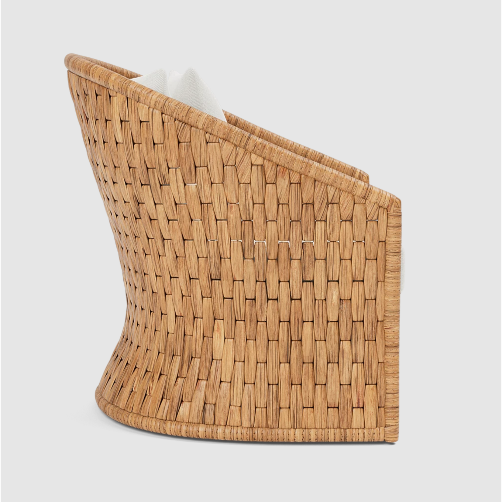 Woven Swivel Lounge Chair