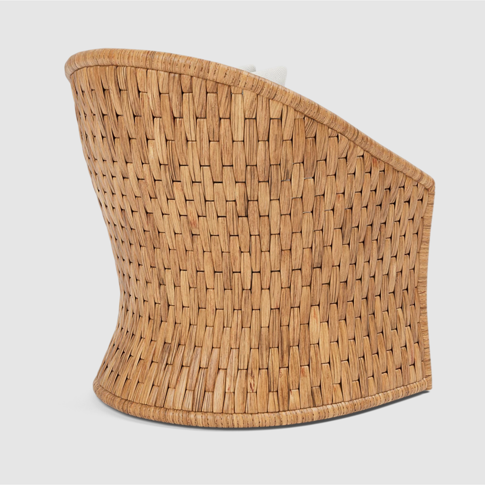 Woven Swivel Lounge Chair