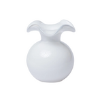 Hibiscus White Bud Vase