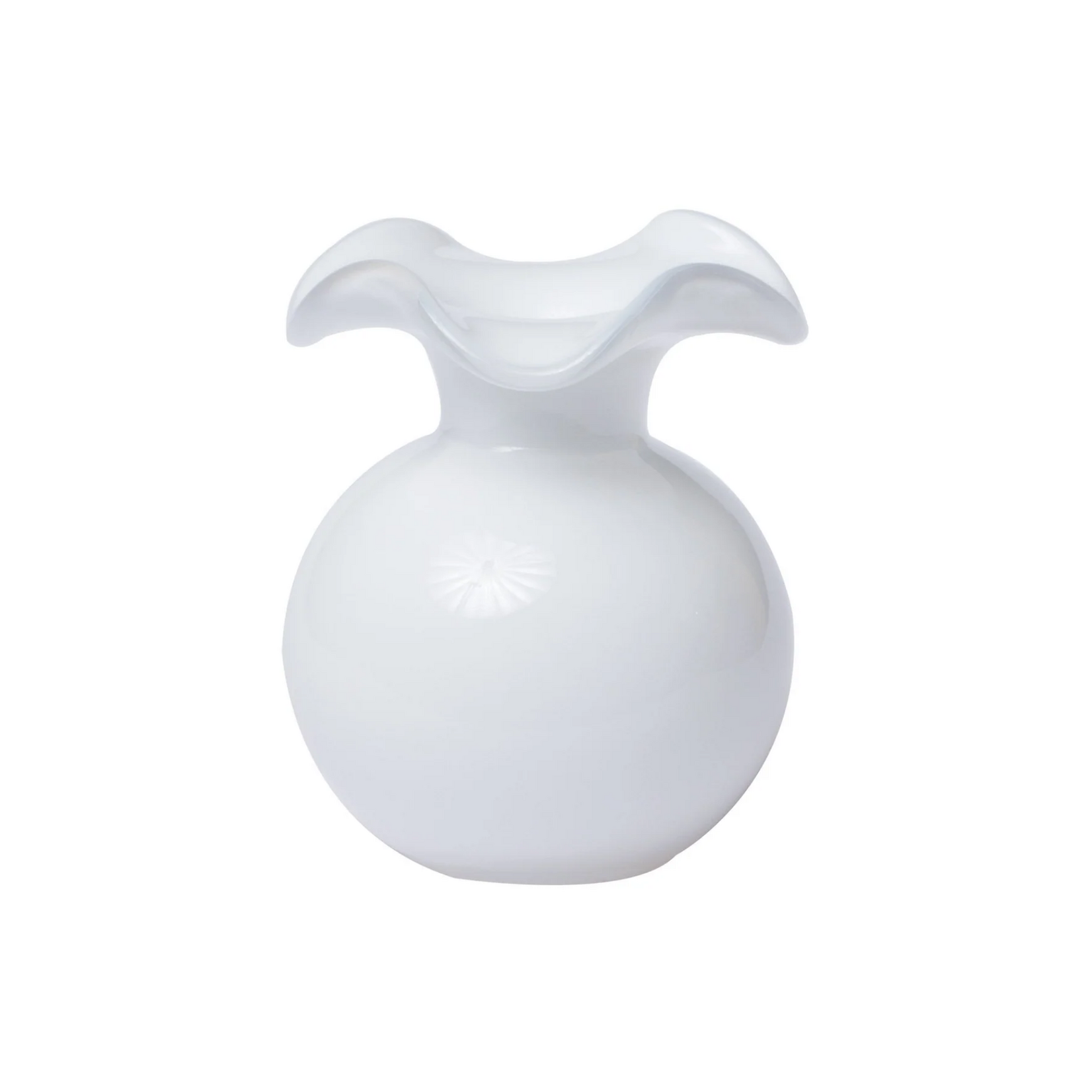 Vietri Hibiscus White Bud Vase