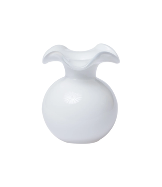 Vietri Hibiscus White Bud Vase