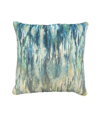 Rodney  Kennedy Blue Green Pillow