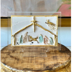 Nativity on Acrylic block w/easel