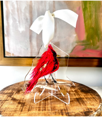 Debra Hewitt Designs/Art Cardinal Acrylic Cut-Out Ornament