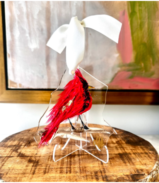 Debra Hewitt Designs Cardinal Acrylic Cut-Out Ornament