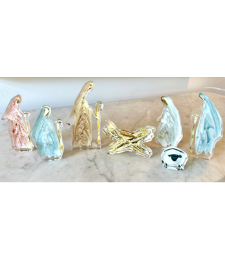 Debra Hewitt Designs/Art 7 Piece Silhouette Nativity Set